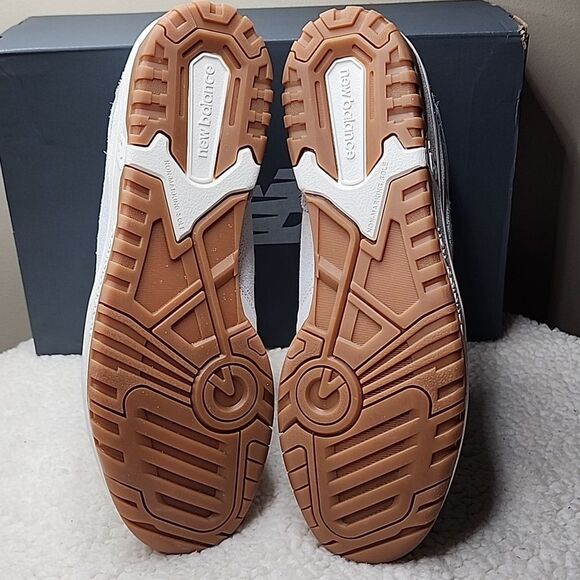 NWT New Balance 550 Grey/White/Blue Size Mens 13 Women's 14.5 - Picture 6 of 8